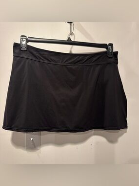 Anne Cole Black Swim Skirt 18W